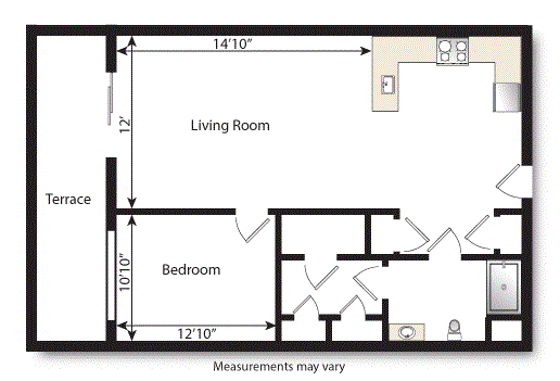 Colewood_FloorPlan_105_106 710 sqft Colewood_FloorPlan_105_106 710 sqft